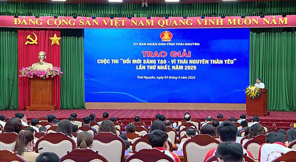 Trao giải Cuộc thi “Đổi mới sáng tạo - Vì Thái Nguyên thân yêu” lần thứ nhất, năm 2025